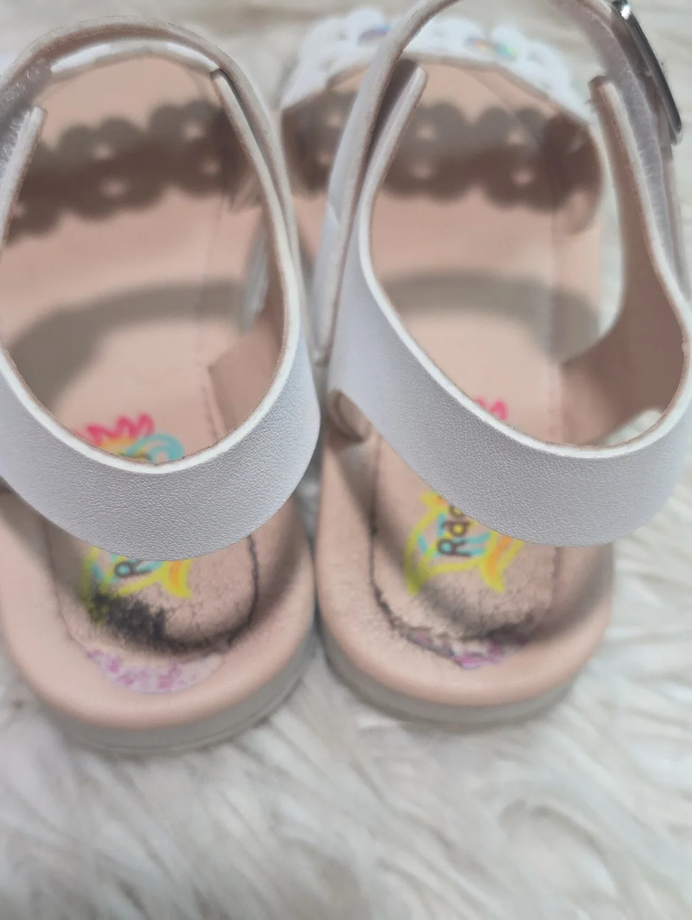 Rachel Shoes Floral Sandals- 11T